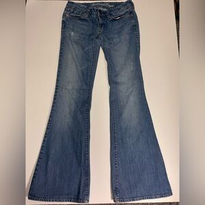 American Eagle Outfitters Low-rise Real Flare Jeans